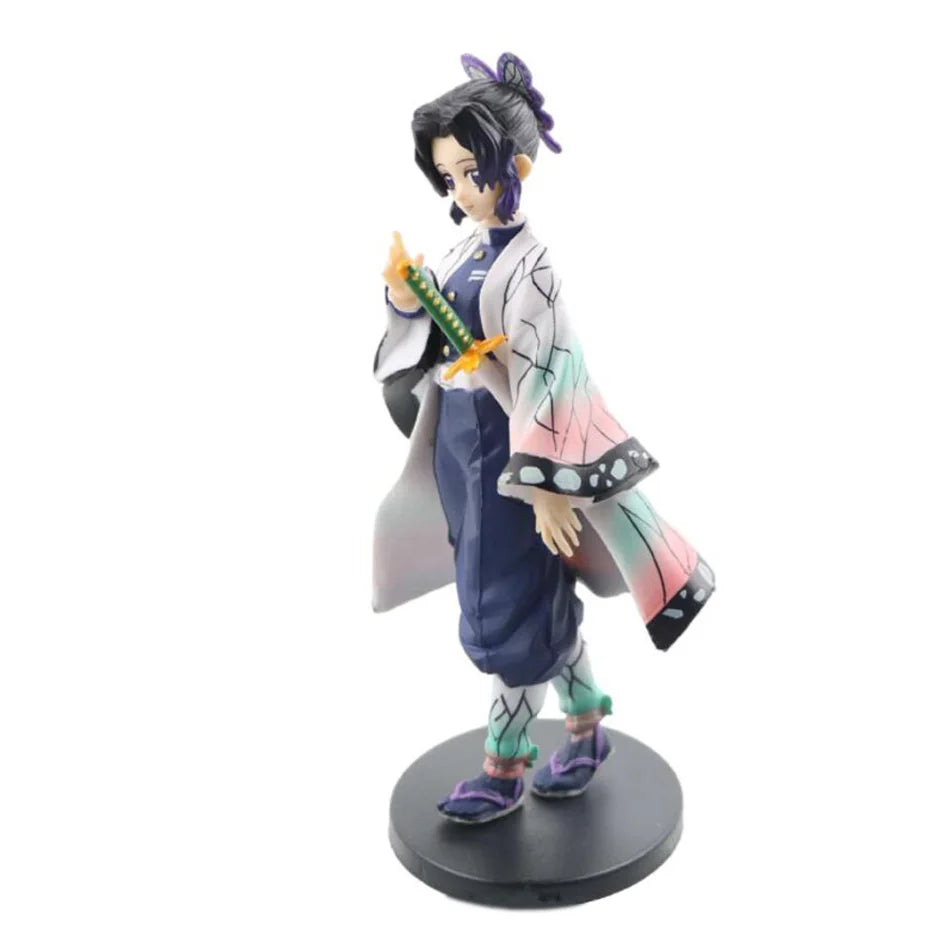 Anime Demon Slayer Kimetsu no Yaiba Figure Kamado Tanjirou Action Figure Agatsuma Zenitsu Nezuko Warrior PVC Model Toys