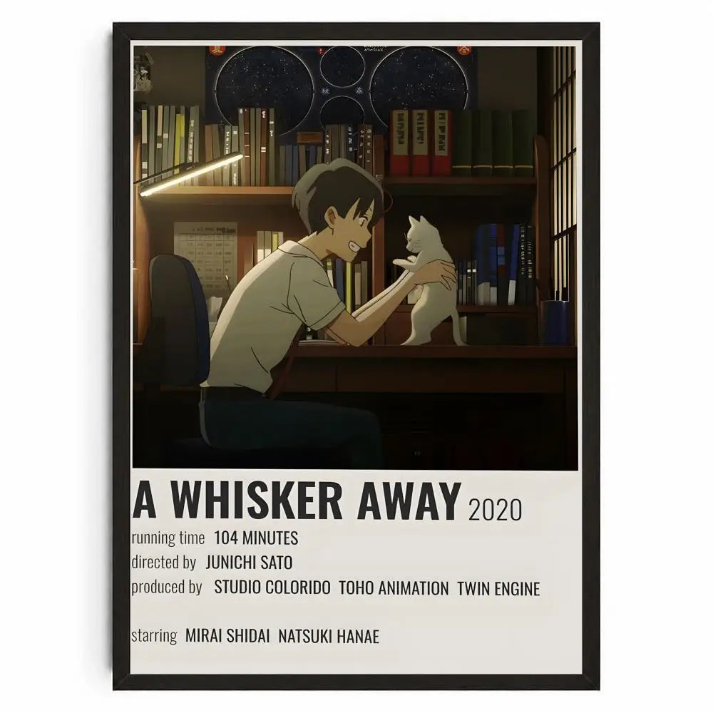 A Whisker Away Poster Stickers