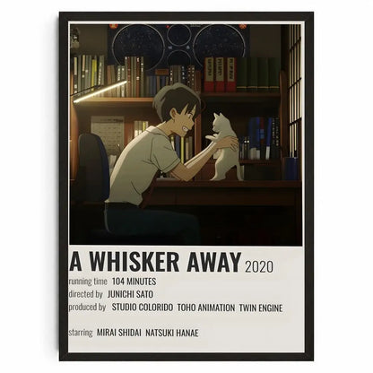 A Whisker Away Poster Stickers
