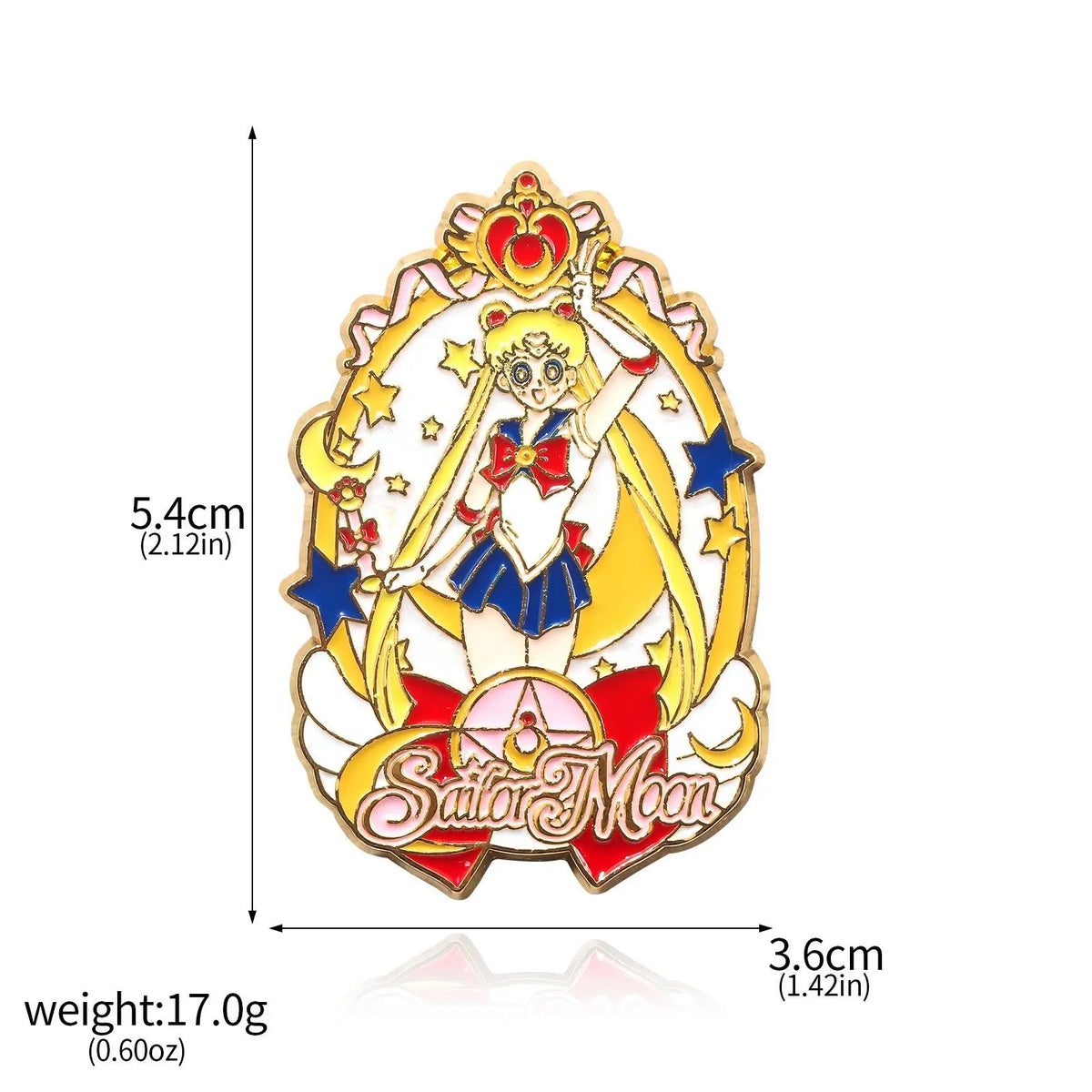 Sailor Moon Tsukino Usagi Enamel Keychain