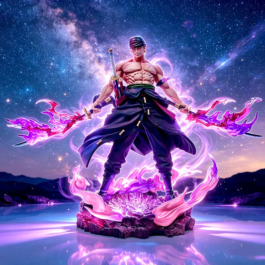 28cm/11in Anime ONE PIECE Figure Roronoa Zoro Action Figures Pvc Collection Model Toys for Gifts