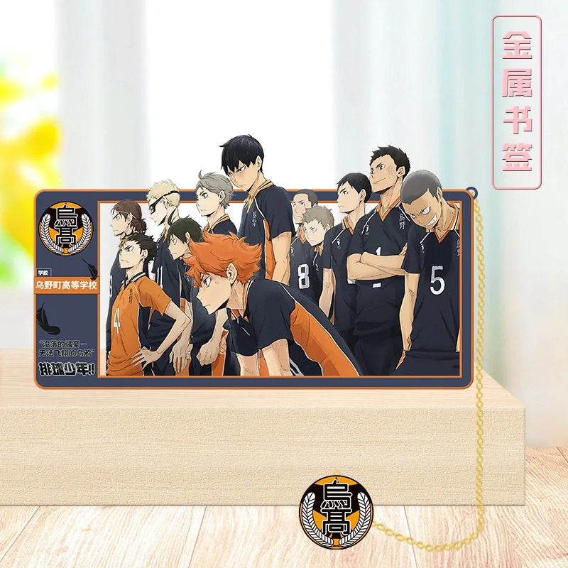 Haikyu!! Volleyball Metal Bookmark