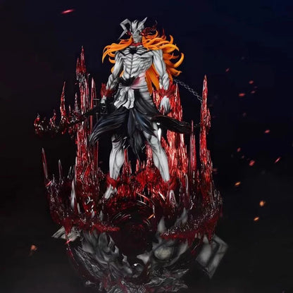 33cm Anime Bleach Figure Kurosaki Ichigo Ulquiorra Cifer Figures Figurine Collection Desktop Models Toys Xmas Gifts