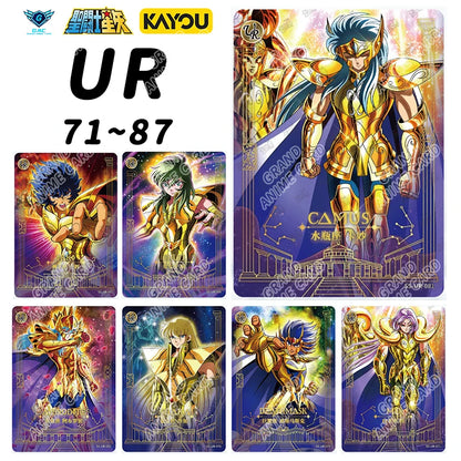 Kayou Saint Seiya Card Full Series Rare BP MR QR UR PR AR SSR SR R UTR Card Anime Collection Card Game Children's Toy Gift