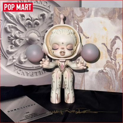 Pop Mart Skullpanda Bjd Nana Figures Baby Series Flower Blooming Figure Pink Green SP Art Toy Limited Dolls Surprise Toy Gift