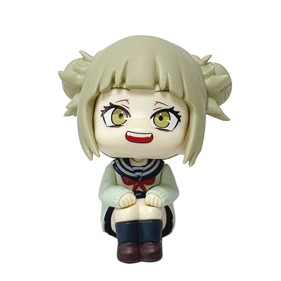 Q-version Anime Figure  Pvc Bakugou Katsuki Midoriya Izuku Todoroki Shoto Action Figures Anime Gift Collection Series Model Toy