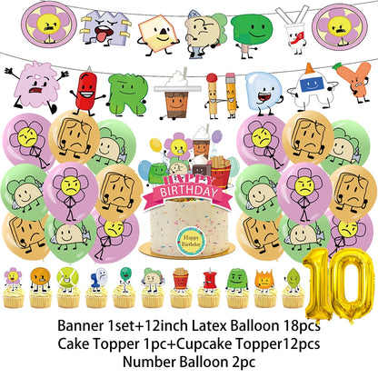 Battle For Dreaming Island Birthday Backdrop Set