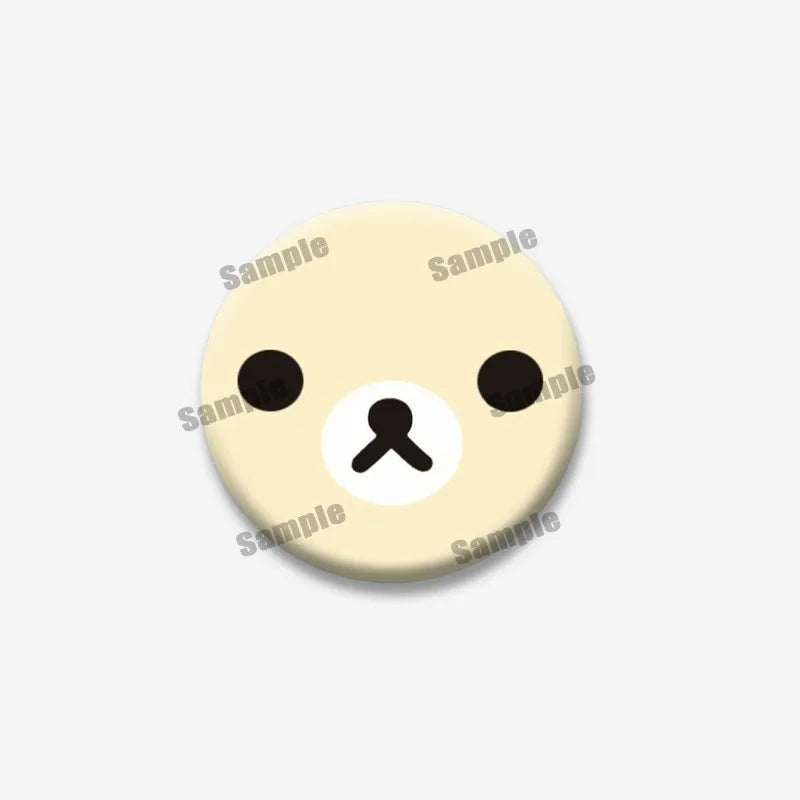Rilakkuma Bear Badge Pin