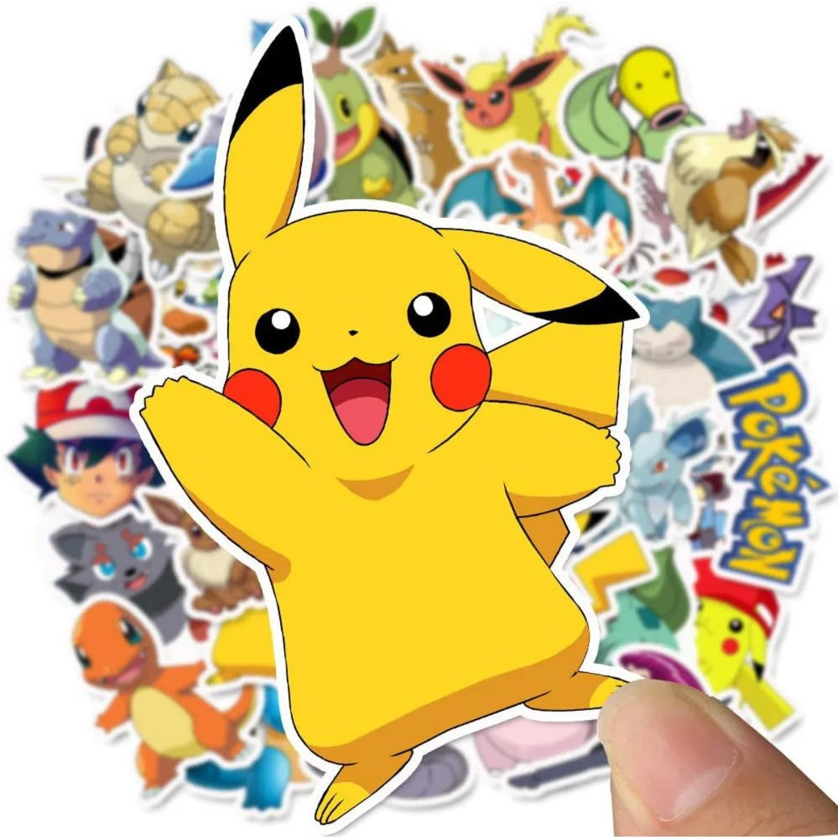 Pokemon Pikachu Waterproof Stickers