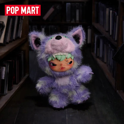 POP MART Hirono After Dark Series Plush Doll Pendant Blind Box Toys Guess Bag Mystery Box Doll Cute Anime Figure Ornament Gift