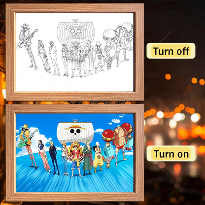 One Piece Luffy LED Frame