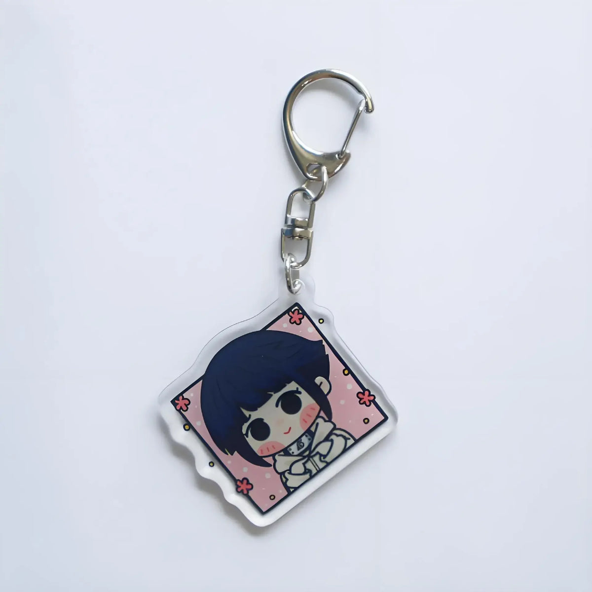 Q Version Acrylic Character Keychain Anime Decoration Collection Lovely Gift for Hinata Hyuga Naruto Uzumaki Gaara Sasuke Uchiha