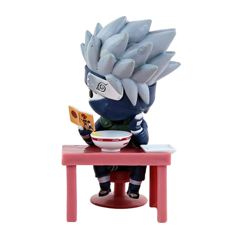 Anime New In Stock  Naruto Breeze Ramen Lamian Noodles Theme Blind Box Handmade Ornament Gift Naruto Sasuke Model Toys