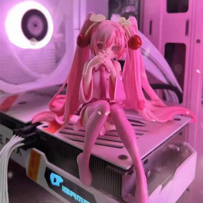 Hatsune Miku Pink Dress PVC Statue