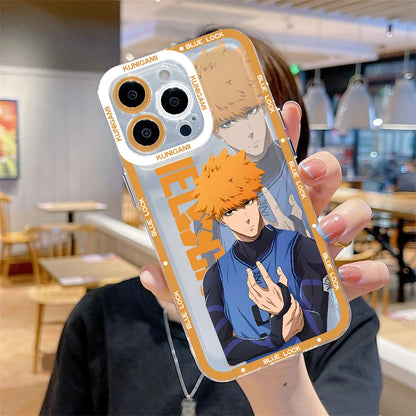 Blue Lock Transparent Phone Case