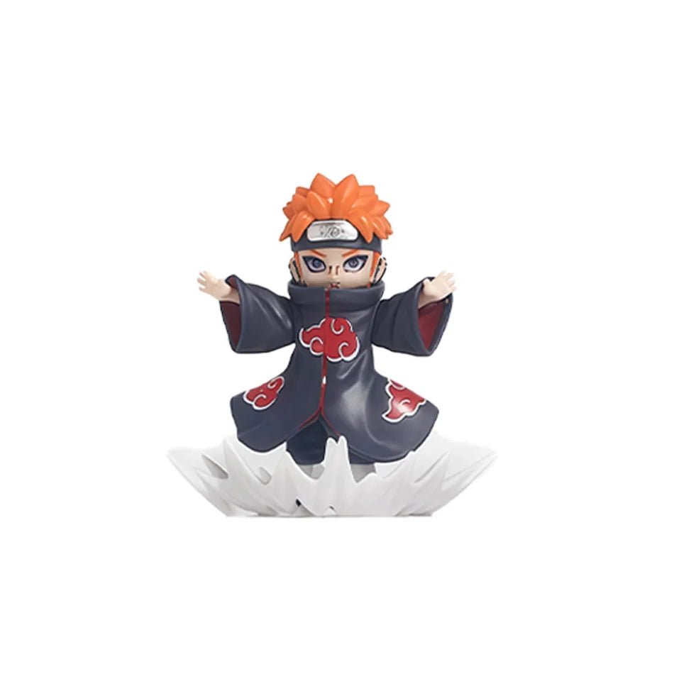 Bandai Naruto Shippuden Akatsuki Arc Series Trendy Blind Box Random Toys Mystery Box Guess Action Figure Surprise Gifts