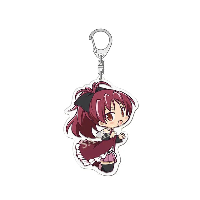 Puella Magi Madoka Magica Character Keychain