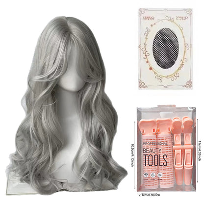 Anime Pink Wavy Wig
