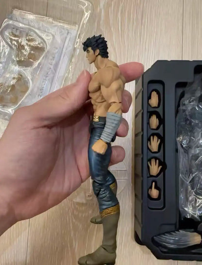 In Stock 100% Original Medicos JOJO Hokuto No Ken Kenshiro Fist Of Tie North Star Action Figures Anime Model Toys Collection
