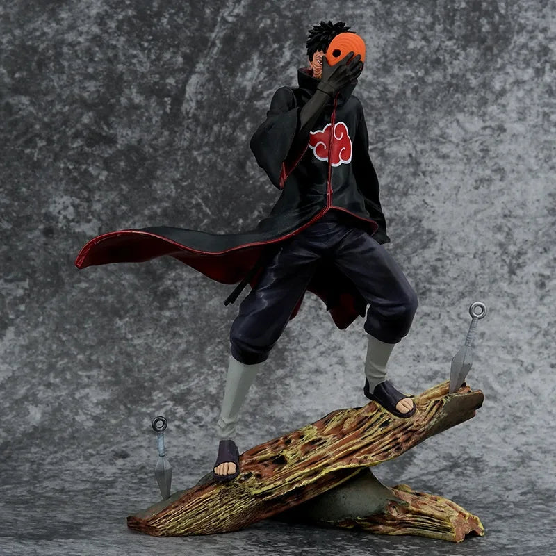 Anime Figurine GK Shippuden Akatsuki Tobi Uchiha Obito PVC Action Figure Statue Collection Model Toys For Kids