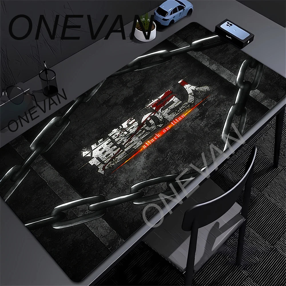 Mouse Pads Anime Mouse Pad Gamer Keyboard Mousepad Pc Computer Soft rubber Desk Mat Gaming Pad A-attack on Titans Mouse Mats