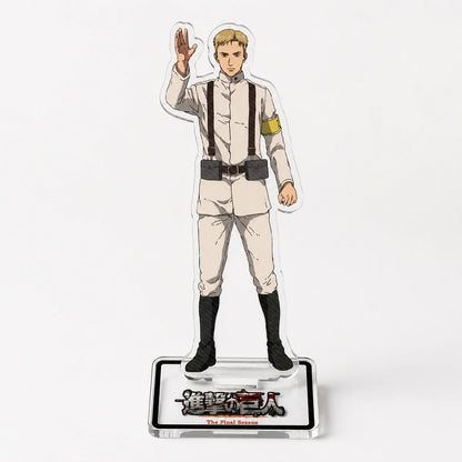 Attack On Titan Character Acrylic Stand Model Plate Anime Desktop Display Collectible Fan Gift Accessories Keychain Cartoon