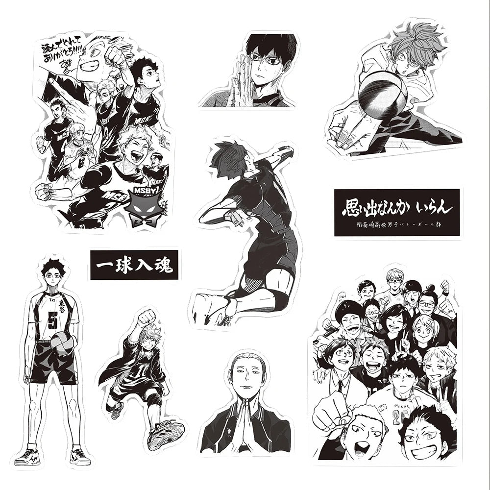 Haikyuu!! Graffiti Waterproof Stickers