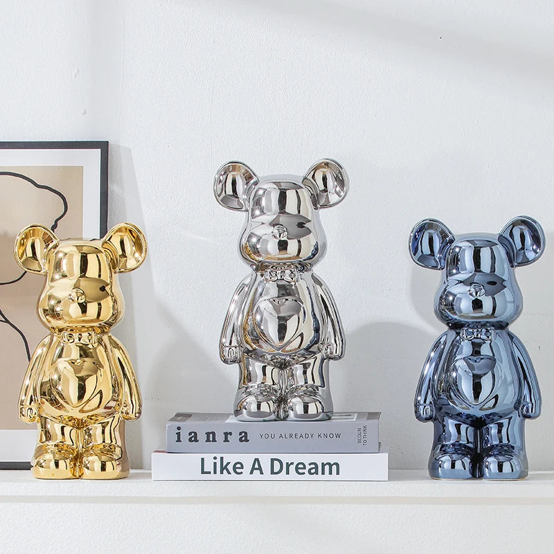 Bearbrick Teddy Bear Ceramic Statue