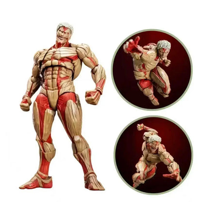 2026 NEW Amazing Yamaguchi Revoltech Eren Jaeger - Attack on Titan Action Figure (Armored & Female Titan)
