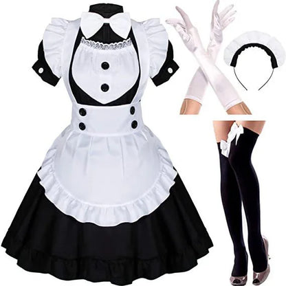 Black White Cat Maid Outfit