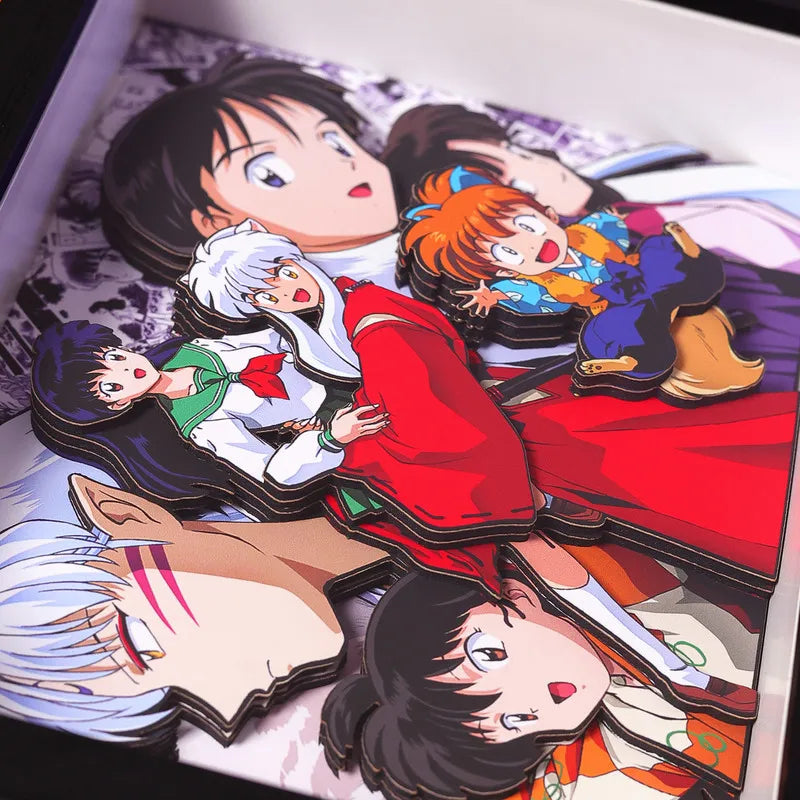 Inuyasha Higurashi Kagome 3D Painting