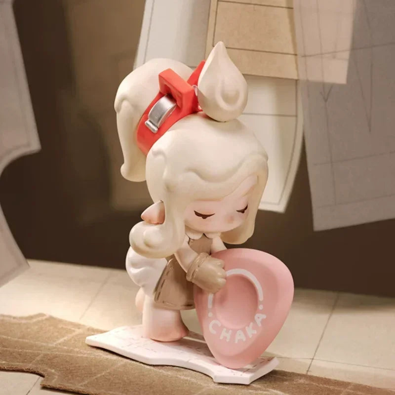 POP MART CHAKA Stitch By Stitch Series Mystery Box  Blind Box Guess Toys Bag Ornament Figurines Home Decor Doll Model Girls Gif