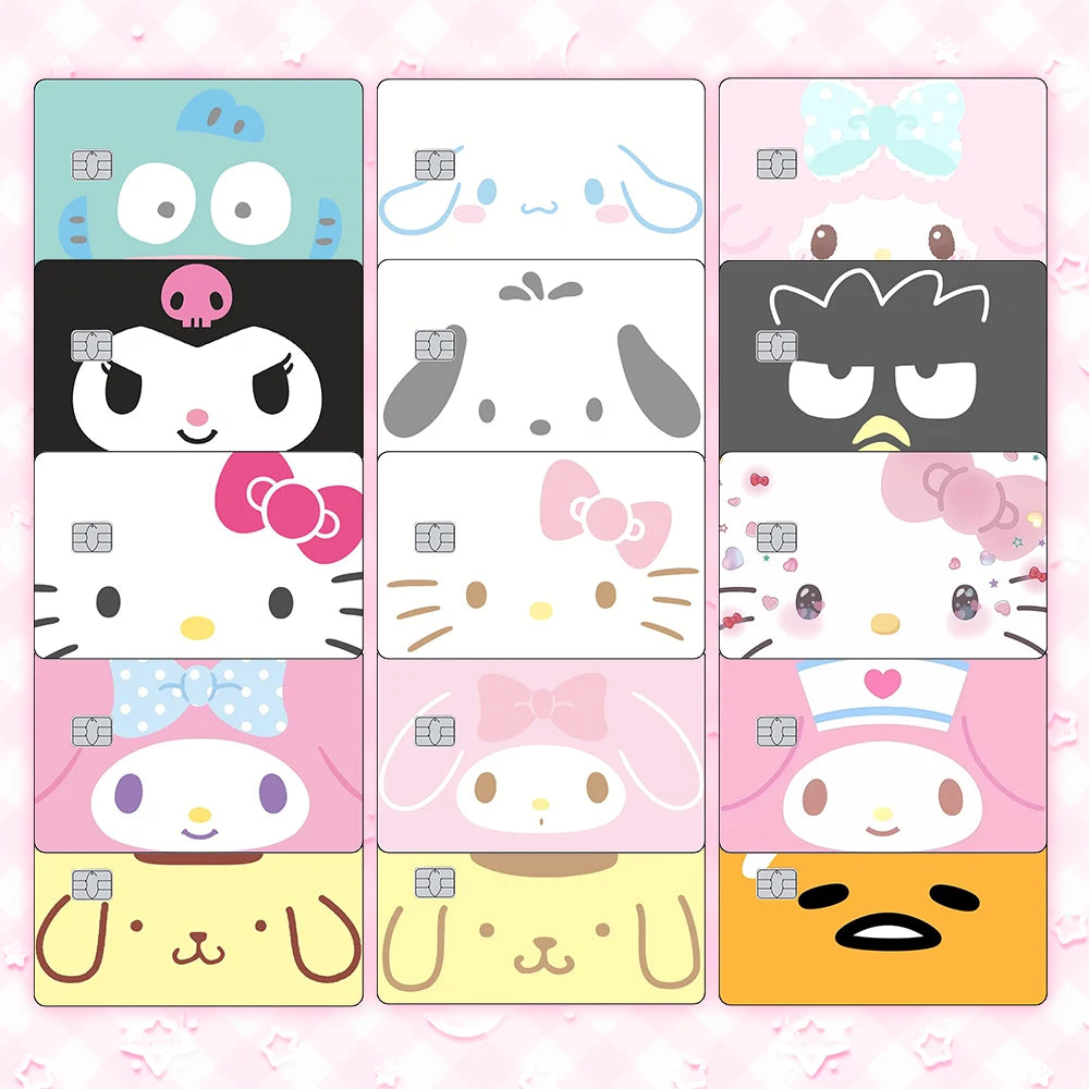 Kawaii Kitty Credit Card Sticker
