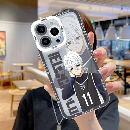 Blue Lock Transparent Phone Case