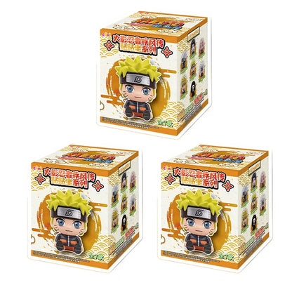 Authentic Stock Eaki Wind Transmission Sticker Sit Series Sasuke Itachi Trendy Play Anime Character Peripheral Blind Box