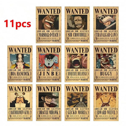 One Piece Luffy Wanted Poster