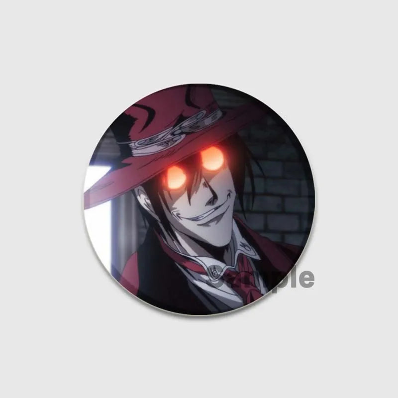 Hellsing Ultimate Tinplate Brooch