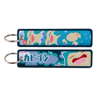 Anime Game Embroidery Keychain