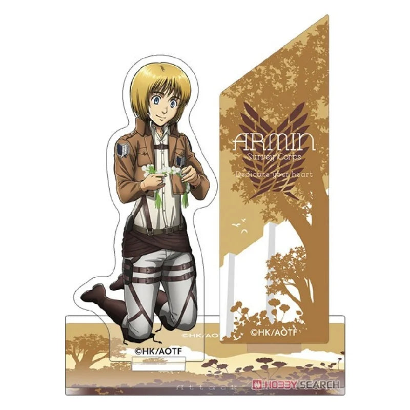 15Cm Acrylic Standing Plates for Attack On Titan Armin Arlert Levi Mikasa Ackerman Eren Yeager Anime Peripheral Collection
