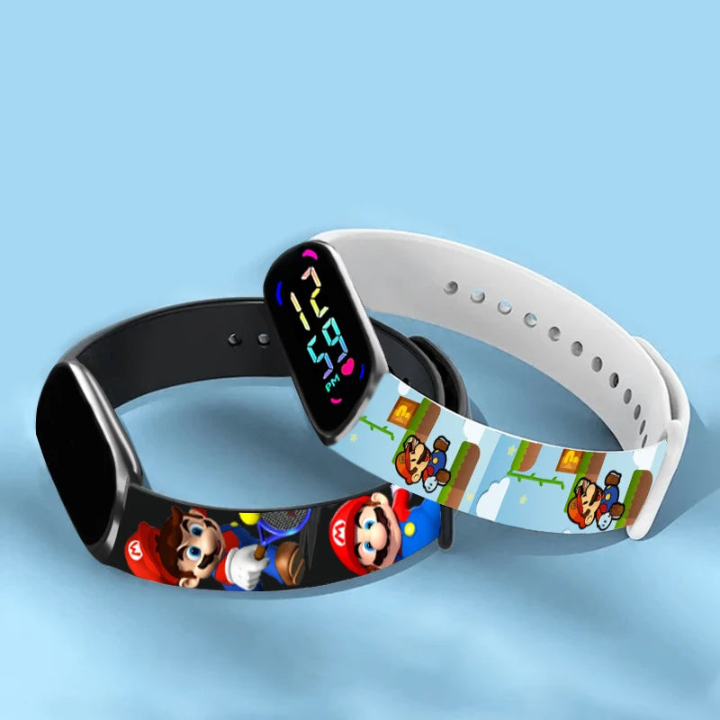 Kids LED Watch Touch Control Digital Silicone Strap
