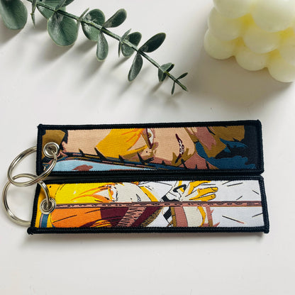 Pokemon Pikachu Embroidery Keychain