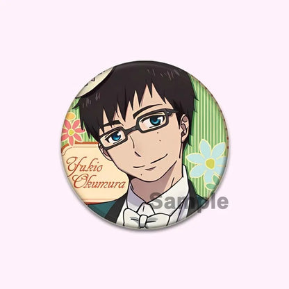 Blue Exorcist Okumura Rin Brooch Pins