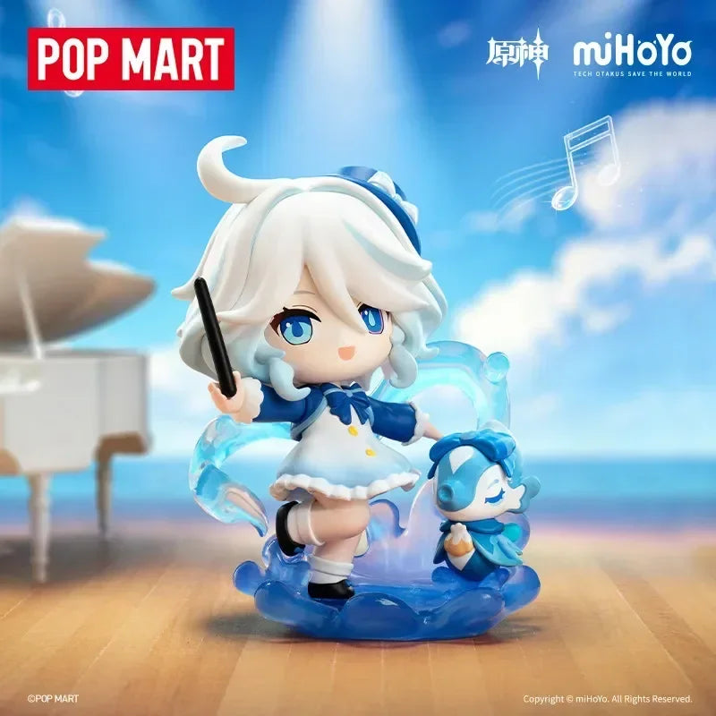POP MART Genshin Impact Academy Light & Shadow Poetry Series Mystery Box Blind Bag Figurines Ornament Toys for Collectors