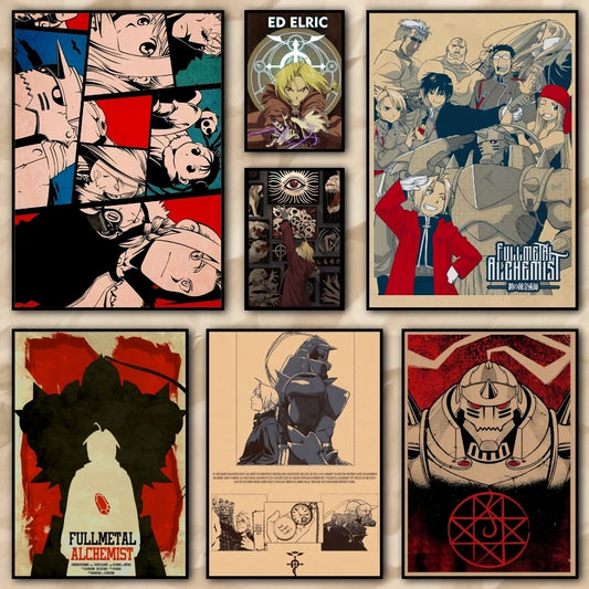 Fullmetal Alchemist Wall Canvas – HD Print