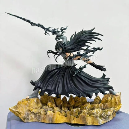 23cm Bleach Hollow Ichigo Action Figure Collectible Doll Saigo No Getsuga Tenshou Hollowfied Kurosaki Ichigo Statue Model Toys