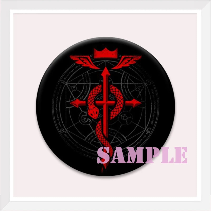 Fullmetal Alchemist Roy Mustang Pin Badge