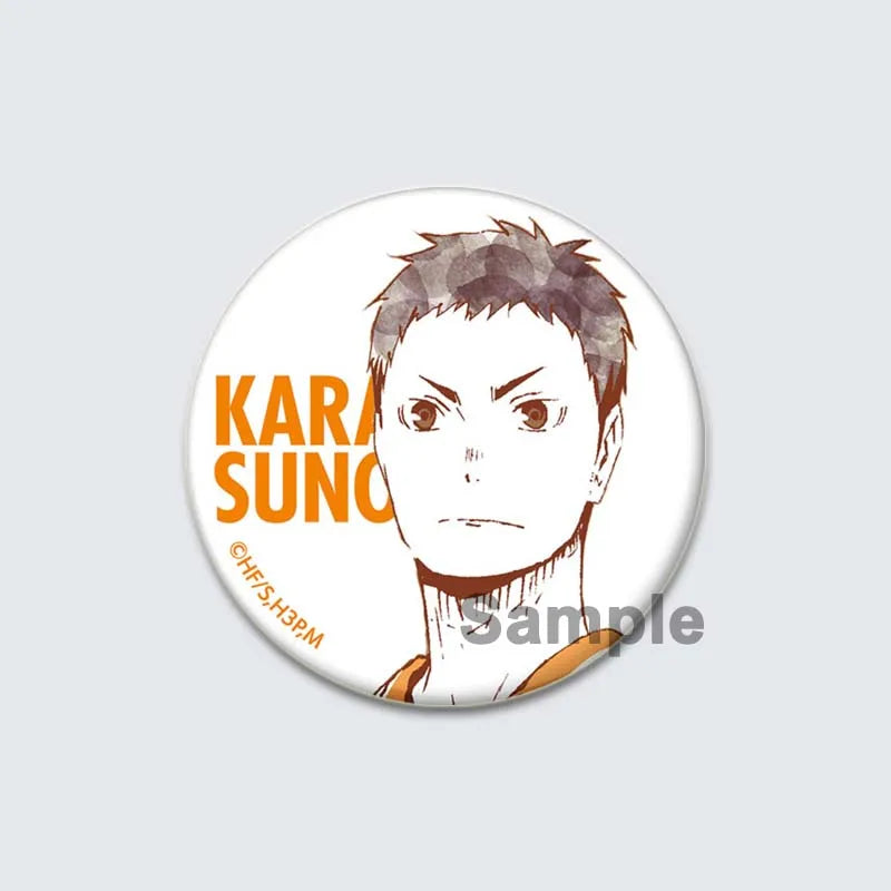Haikyuu!! Anime Button Pins