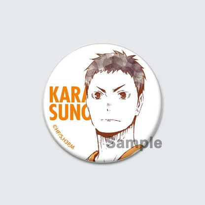 Haikyuu!! Anime Button Pins