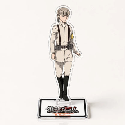 Attack On Titan Character Acrylic Stand Model Plate Anime Desktop Display Collectible Fan Gift Accessories Keychain Cartoon