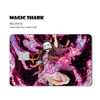Demon Slayer Shark Holographic Card Skin